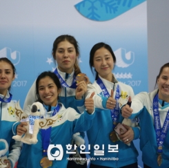 카자흐스탄, 여 쇼트트랙 3000미터 릴레이 동메달 획득