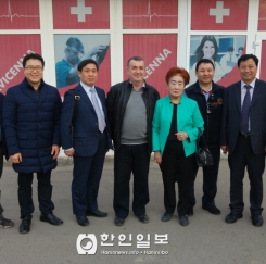 충북 카자흐스탄 사절단, 캅차가이 시 방문