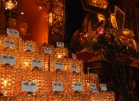 티벳사원에서 노회찬의원의 불을 밝히다